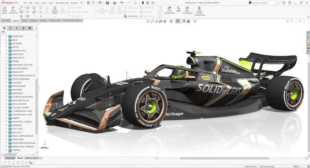 Formula 1 car